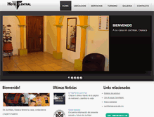 Tablet Screenshot of hotelcentral.com.mx
